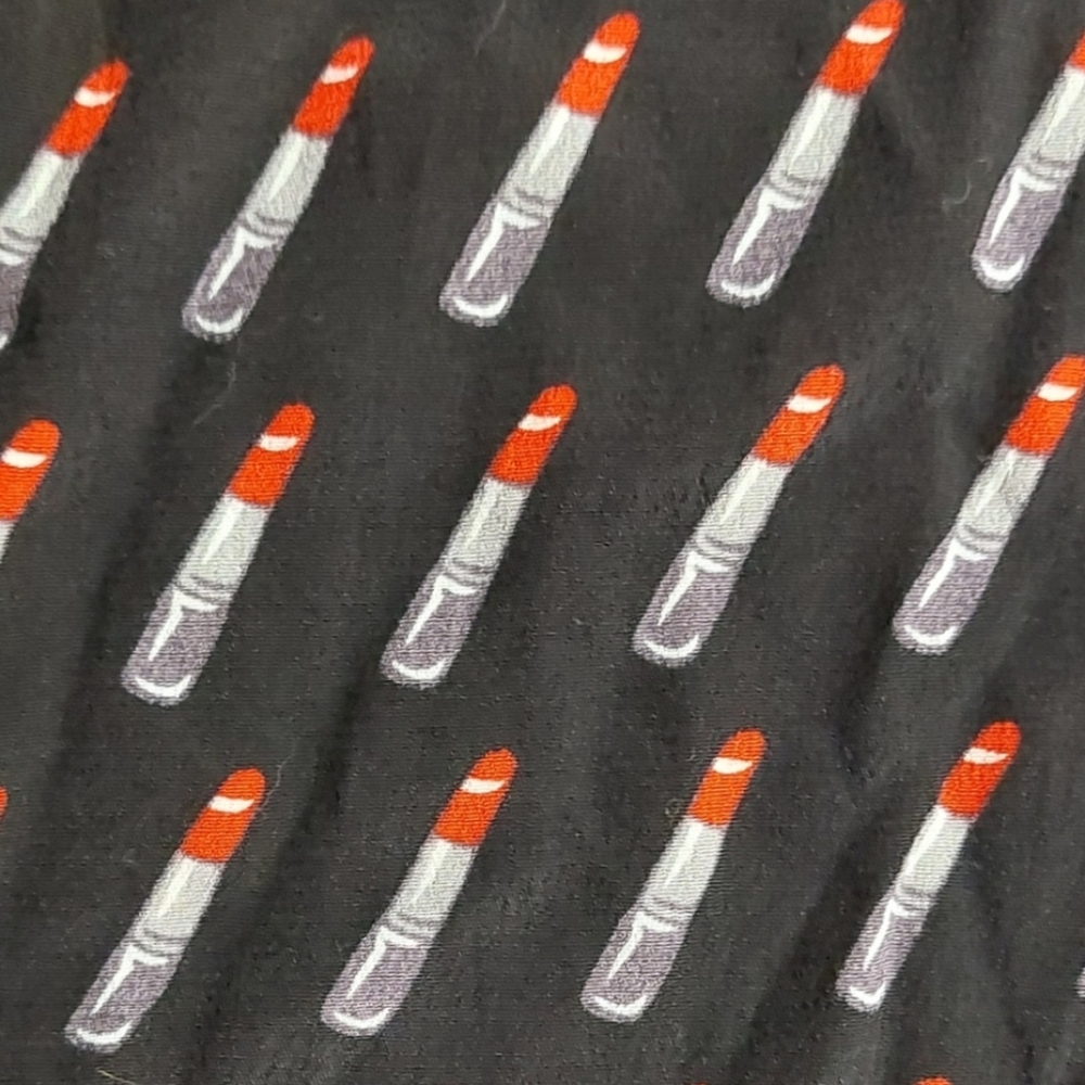 Forever 21 LIPSTICK Mini Dress White Collar Fit and Flare Button Cuffs NWT L - Picture 5 of 5